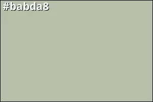#babda8