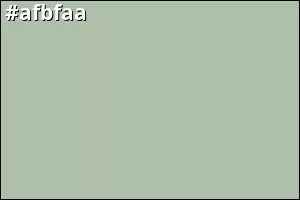 #afbfaa