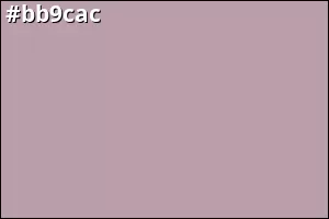 #bb9cac