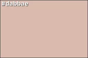 #dabbae