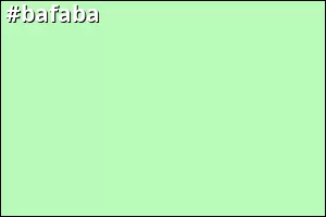 #bafaba