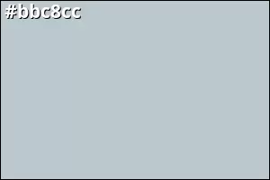 #bbc8cc