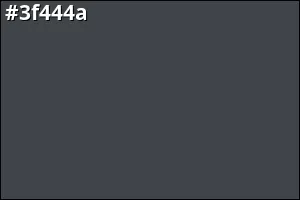#3f444a