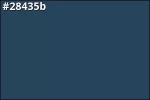 #28435b