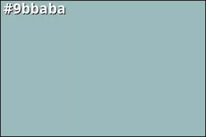 #9bbaba